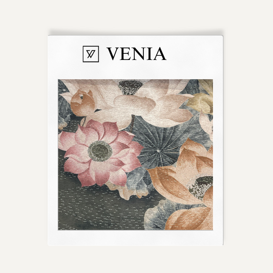 Precious petal upholstery fabric swatch by Venia Home