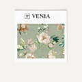 Sage romance bloom upholstery fabric swatch by Venia Home