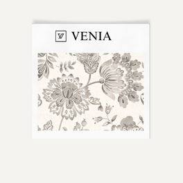 Royal Garden Fabric – Grey