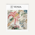 Sienna palm upholstery fabric swatch by Venia Home