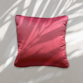 solid red cushion cover