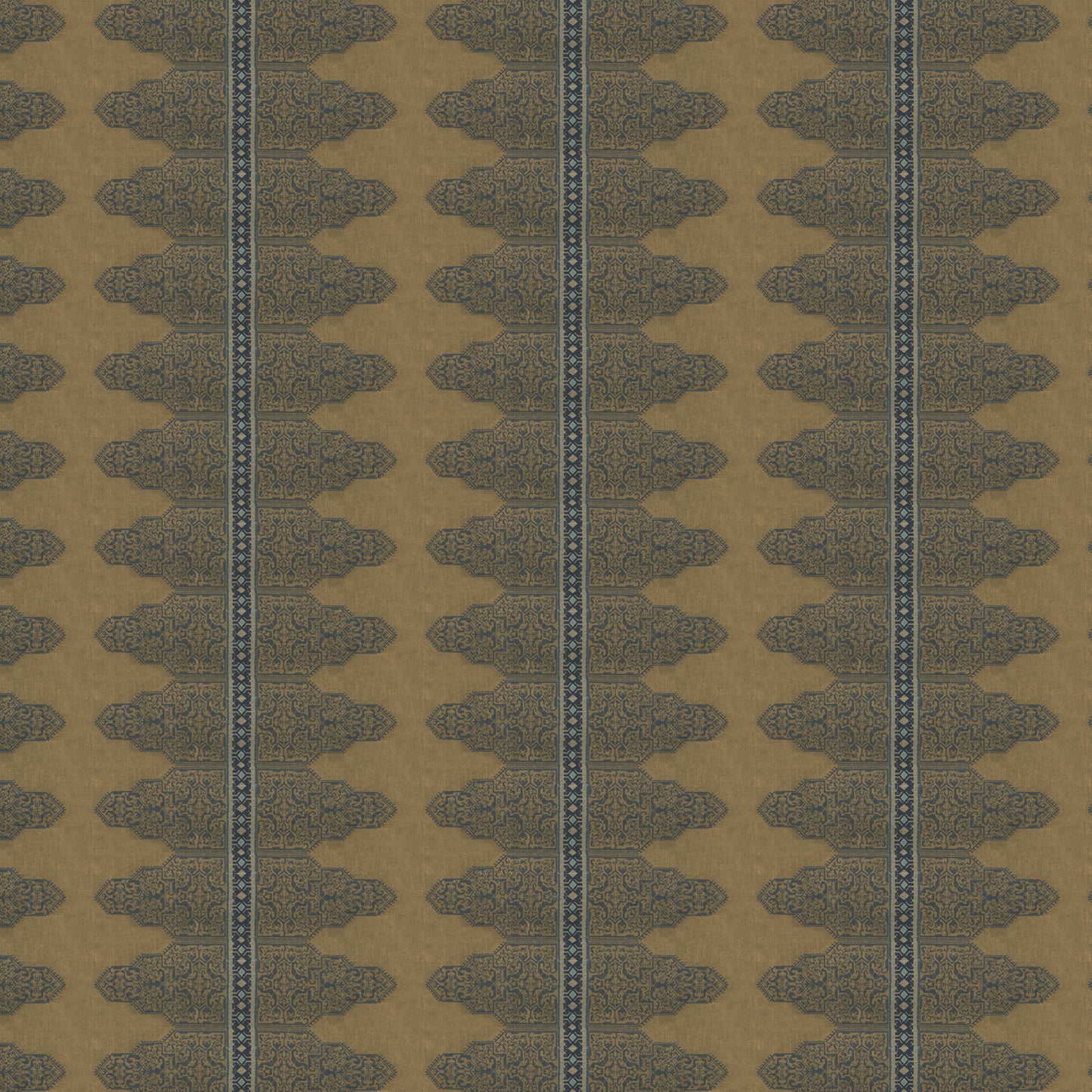 Gold spice route impressions fabric detail