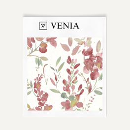 Spring Meadow Fabric – Crimson