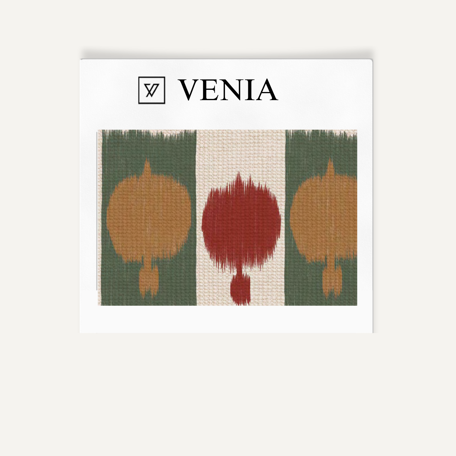 Stripe and dot fabric II upholstery swatch by Venia Home