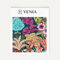 Twilight bloom upholstery fabric swatch by Venia Home