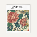 Bright utopia garden upholstery fabric swatch by Venia Home