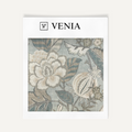 Muted utopia garden upholstery fabric swatch by Venia Home