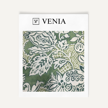 Verdant tapestry upholstery fabric swatch by Venia Home