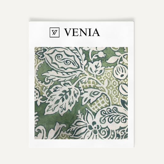 Verdant tapestry upholstery fabric swatch by Venia Home