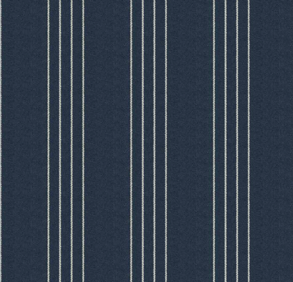 Blue vision stripes fabric styled detail